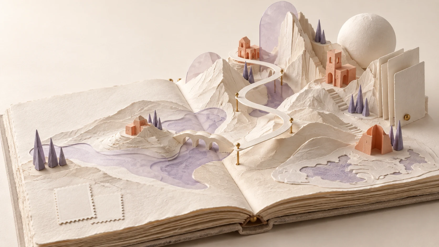 Illustrative Living Atlas paper workshop artwork